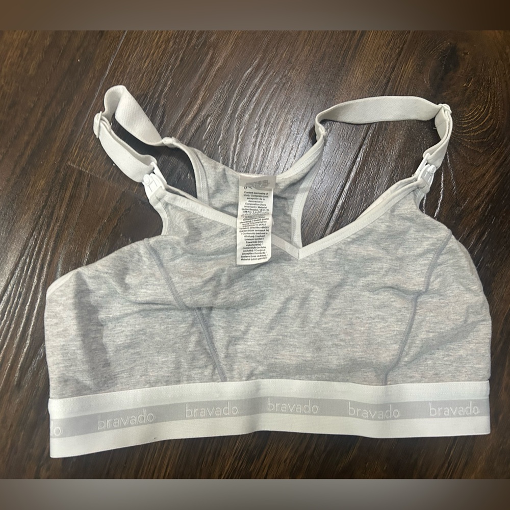 Bravado Light Gray Women's Nursing Bra